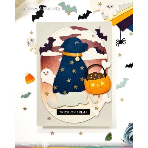 Waffle Flower - Postage Collage Spooktacular Icons Die