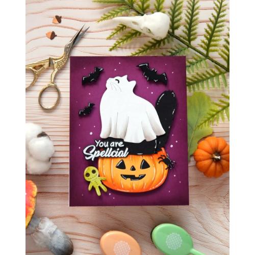 Waffle Flower - Happy Haunting Cat Die