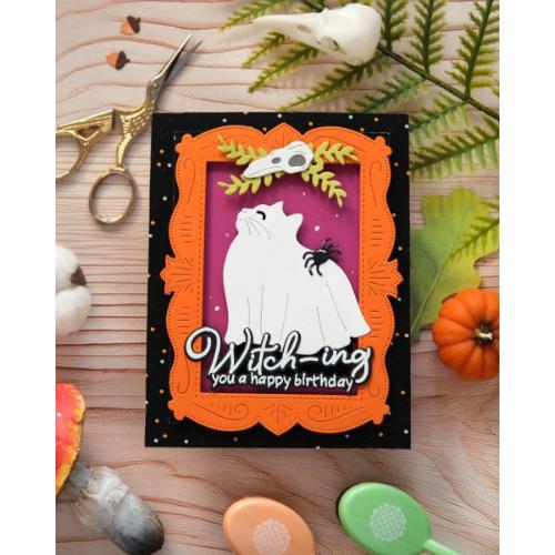 Waffle Flower - Happy Haunting Cat Die