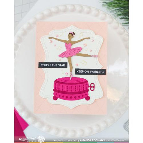 Waffle Flower - Ballerina Music Box Die