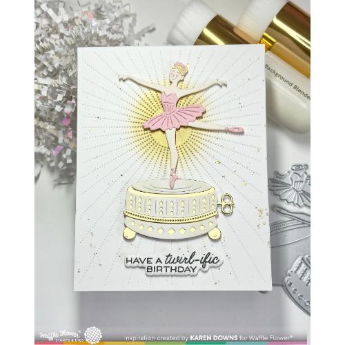 Waffle Flower - Ballerina Music Box Die