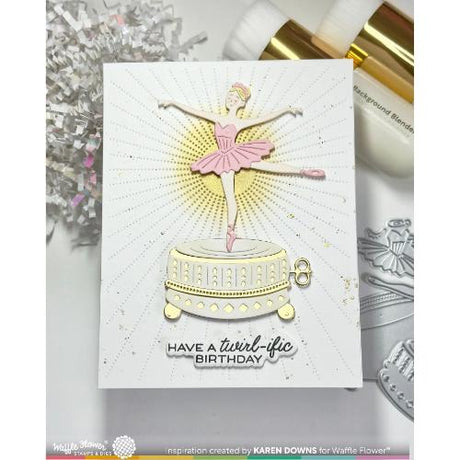 Waffle Flower - Ballerina Music Box Die