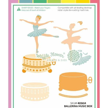 Waffle Flower - Ballerina Music Box Die