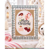 Waffle Flower - Postage Collage Christmas Icons Die