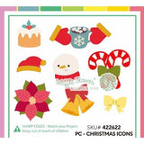 Waffle Flower - Postage Collage Christmas Icons Die