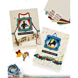 Waffle Flower - Postage Collage Ballerina Silhouettes Stamp Set