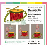 Waffle Flower - Happy Drum Die