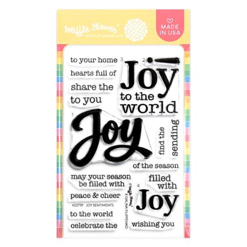Waffle Flower - Joy Sentiments Stamp Set