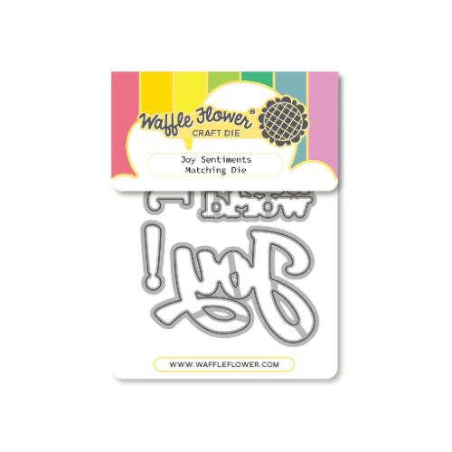 Waffle Flower - Joy Sentiments Matching Die