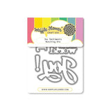 Waffle Flower - Joy Sentiments Matching Die