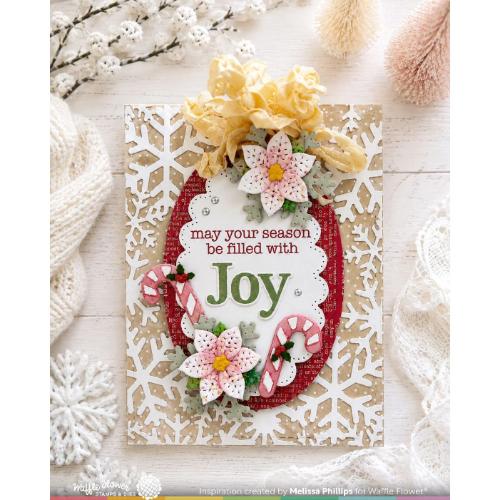 Waffle Flower - Snowflake Frame Die