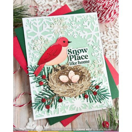 Waffle Flower - Snowflake Frame Die