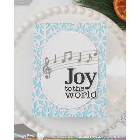Waffle Flower - Snowflake Frame Die