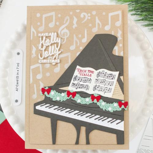 Waffle Flower - Sheet Music Details Stamp Set