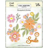 Lisa Horton Crafts Bouquets & Smiles Die Set-Bouquet & Smiles