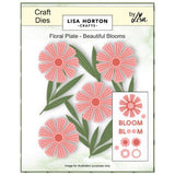 Lisa Horton Crafts Plate Die Set-Beautiful Blooms Floral