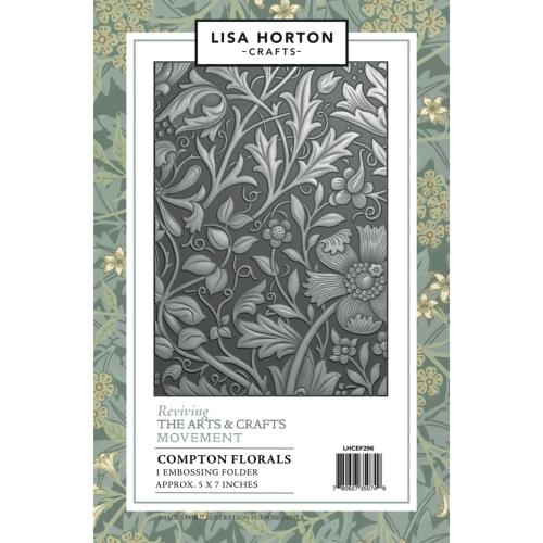 Lisa Horton Crafts - 3D Embossing Folder Compton Florals (LHCEF296)