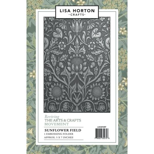 Lisa Horton Crafts - 3D Embossing Folder Sunflower Field (LHCEF297)