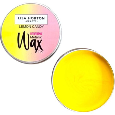 Lisa Horton Crafts Interference Water Based Wax Tin - Lemon Candy