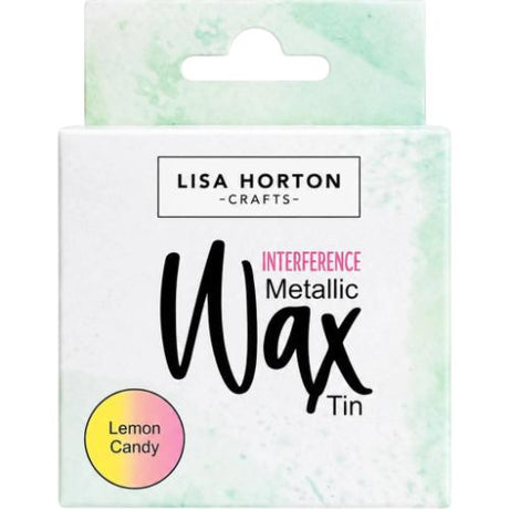 Lisa Horton Crafts Interference Water Based Wax Tin - Lemon Candy