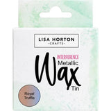 Lisa Horton Crafts Interference Water Based Wax Tin - Royal Truffle