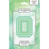 Lisa Horton Crafts Fundamentals Die Set-Nested Emerald