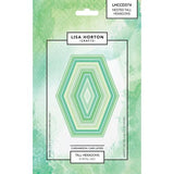 Lisa Horton Crafts Fundamentals Die Set-Nested Tall Hexagon