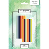 Lisa Horton Crafts Die Set-Strips Volume 2