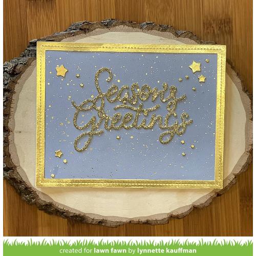 Lawn Fawn - Lawn Cuts - Giant Season's Greetings Die