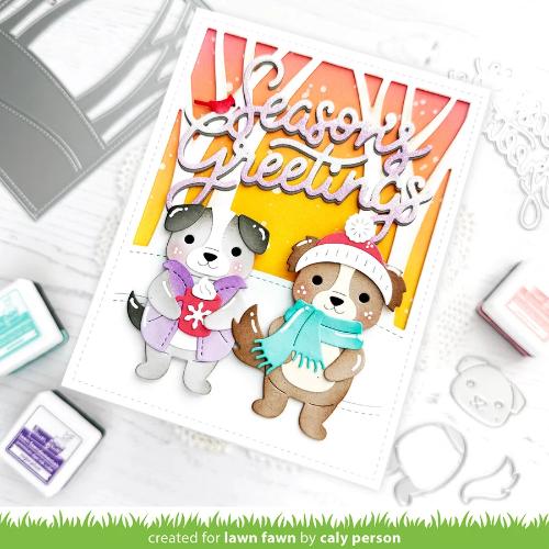 Lawn Fawn - Lawn Cuts - Giant Season's Greetings Die