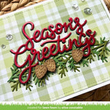 Lawn Fawn - Lawn Cuts - Giant Season's Greetings Die