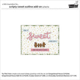Lawn Fawn - Lawn Cuts - Scripty Sweet Outline Add-On Die