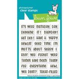 Lawn Fawn - Stamps - Henry's Build-A-Sentiment: Dog