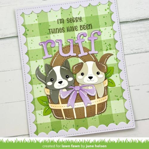 Lawn Fawn - Stamps - Henry's Build-A-Sentiment: Dog
