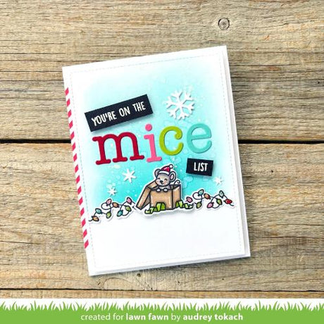 Lawn Fawn - Stamps - A Mice Christmas