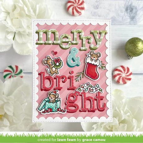 Lawn Fawn - Stamps - A Mice Christmas