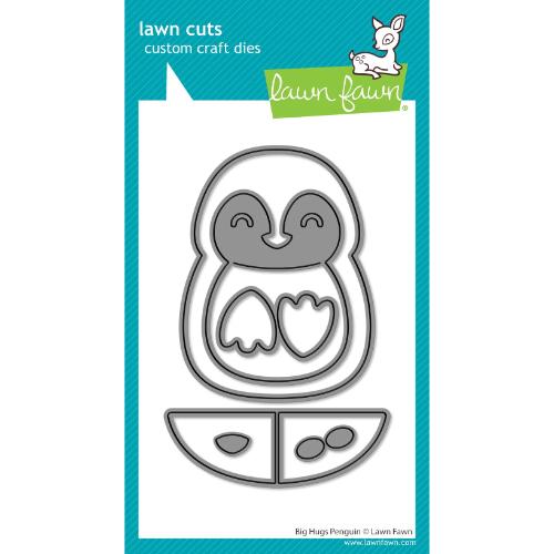 Lawn Fawn - Lawn Cuts - Big Hugs Penguin Dies