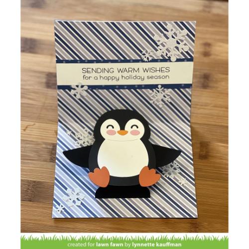Lawn Fawn - Lawn Cuts - Big Hugs Penguin Dies