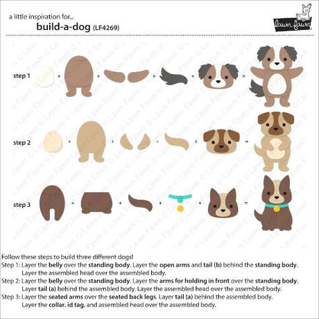 Lawn Fawn - Lawn Cuts - Build-A-Dog Dies