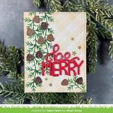 Lawn Fawn - Lawn Cuts - Pinecone and Leaves Border Dies