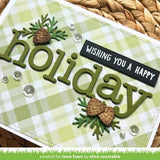 Lawn Fawn - Lawn Cuts - Pinecone and Leaves Border Dies