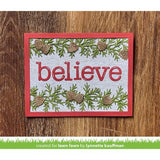 Lawn Fawn - Lawn Cuts - Pinecone and Leaves Border Dies