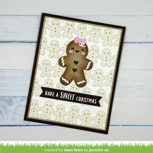 Lawn Fawn - Lawn Cuts - Gingerbread Border Dies