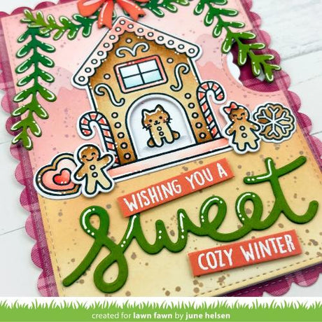 Lawn Fawn - Stamps - Gingerbread House