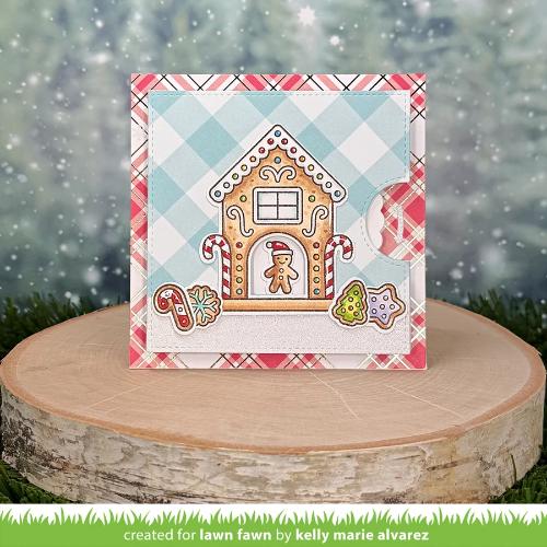 Lawn Fawn - Stamps - Gingerbread House