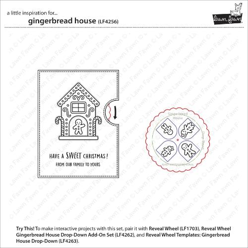 Lawn Fawn - Stamps - Gingerbread House