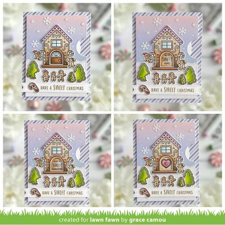 Lawn Fawn - Stamps - Gingerbread House