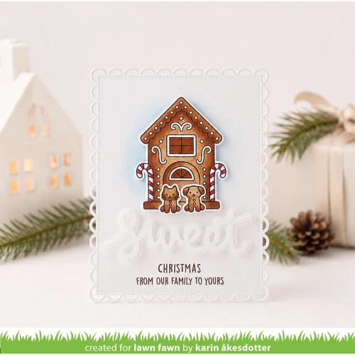 Lawn Fawn - Stamps - Gingerbread House