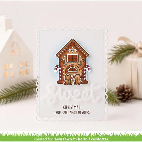 Lawn Fawn - Stamps - Gingerbread House