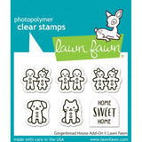 Lawn Fawn - Stamps - Gingerbread House Add-On